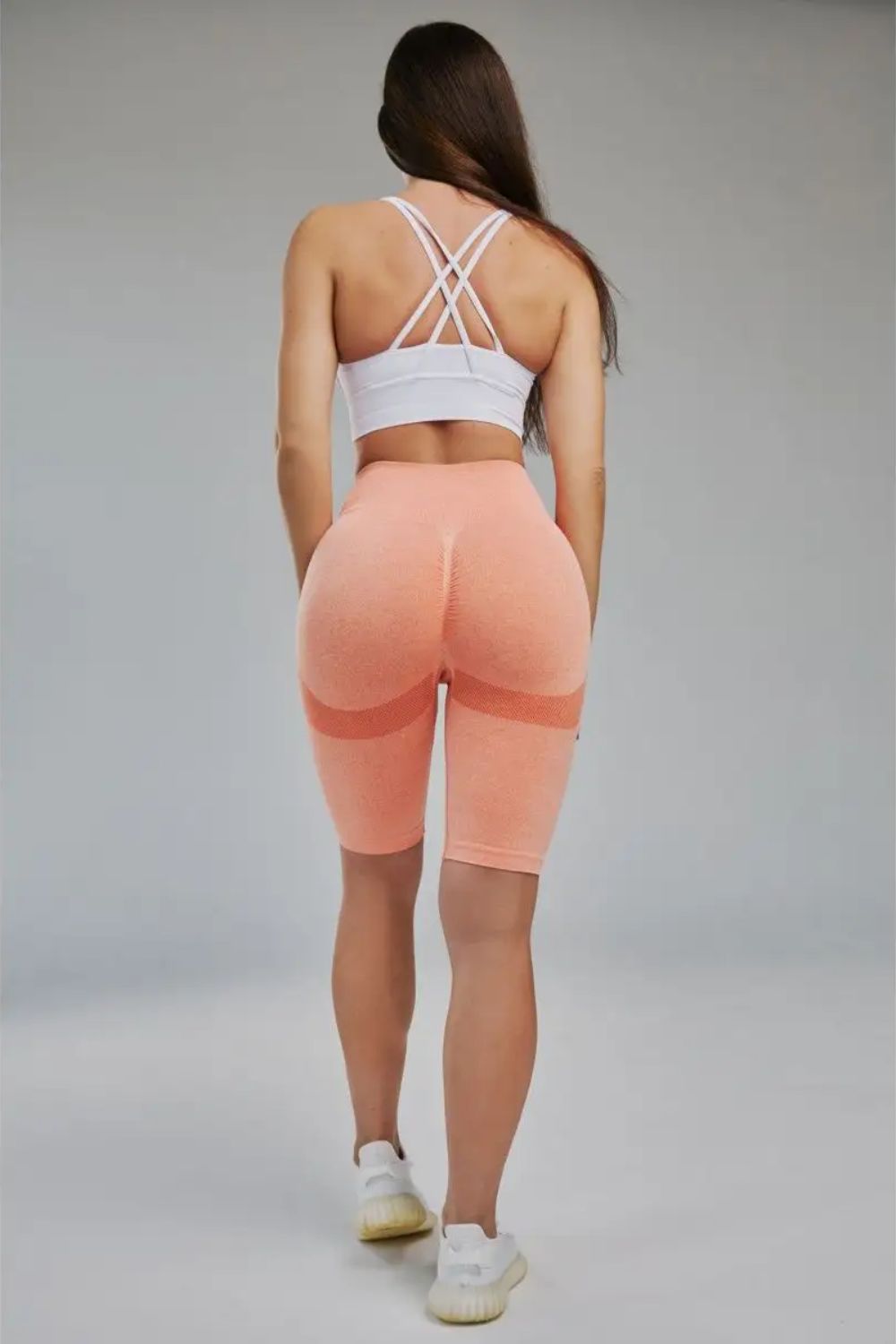 Short sculptant AURÉYA Orange